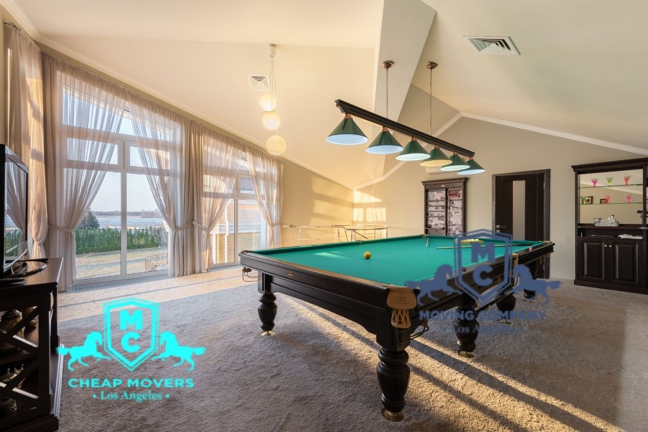 How much does it cost to move a pool table?